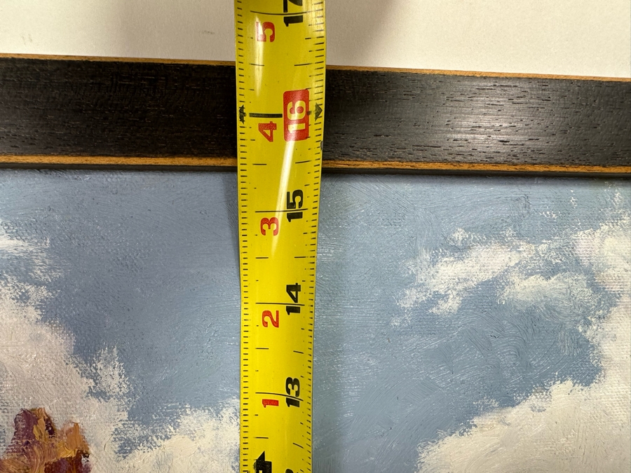 Gary Hartenhoff (1935-2018, Sioux Falls, South Dakota) Original Landscape Painting 11.5 X 13 Framed 14 X 18 [CA] [Photo 14]