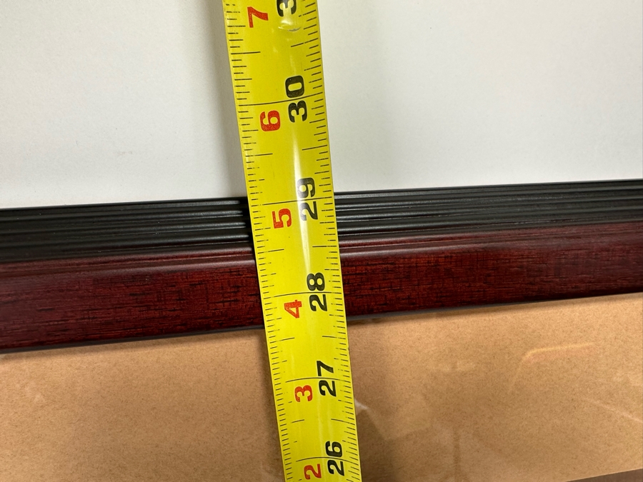 Olaf Wieghorst Hand Signed Limited Edition Print Titled 'Roundup Riders' Numbered 13 Of 1500 27 X 21 Framed 36 X 29 [CA] [Photo 17]