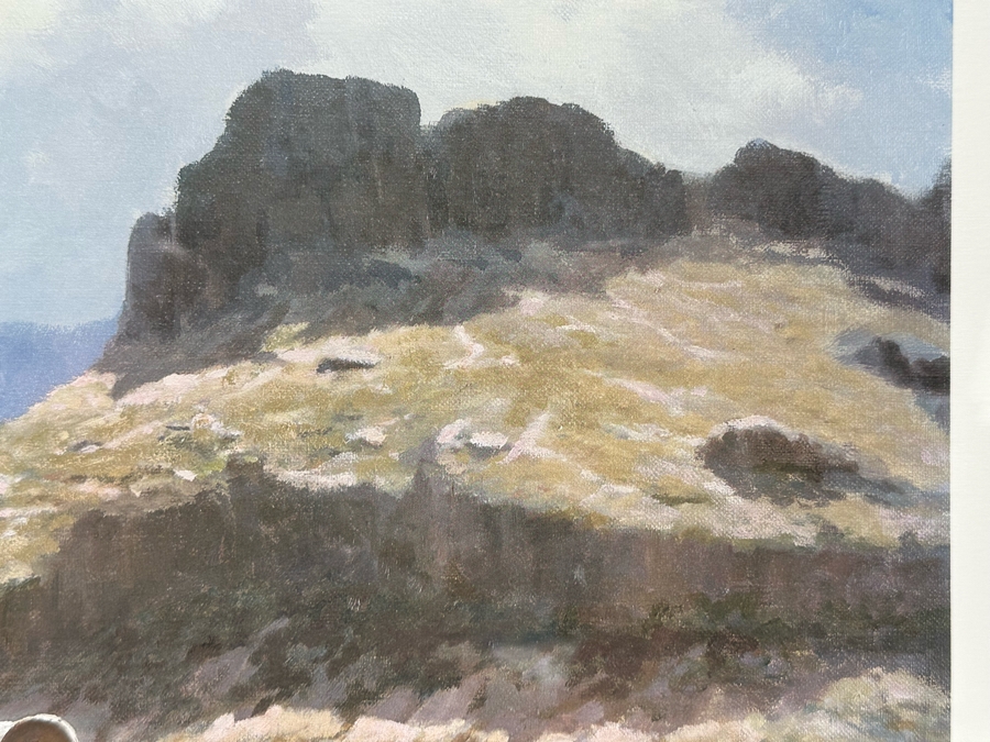 Olaf Wieghorst Hand Signed Limited Edition Print Titled 'Roundup Riders' Numbered 13 Of 1500 27 X 21 Framed 36 X 29 [CA] [Photo 9]