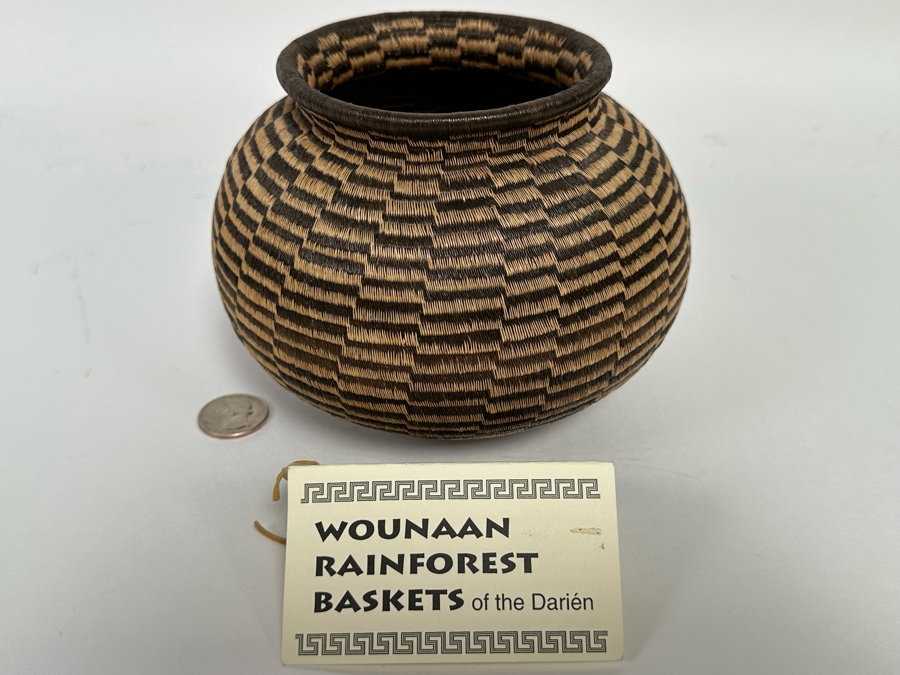 Wounaan Rainforest Baskets Of The Darien 5W X 5H [CA] Retails $360 [Photo 4]