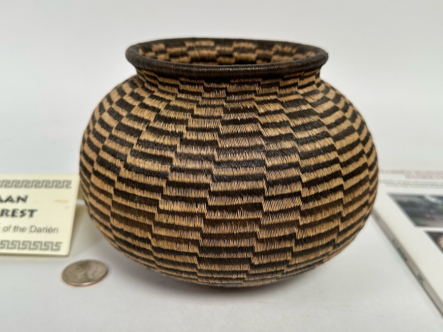 Wounaan Rainforest Baskets Of The Darien 5W X 5H [CA] Retails $360 [Photo 2]