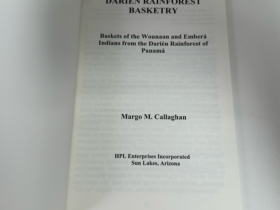 Wounaan Rainforest Baskets Of The Darien 5W X 5H [CA] Retails $360 [Photo 16]