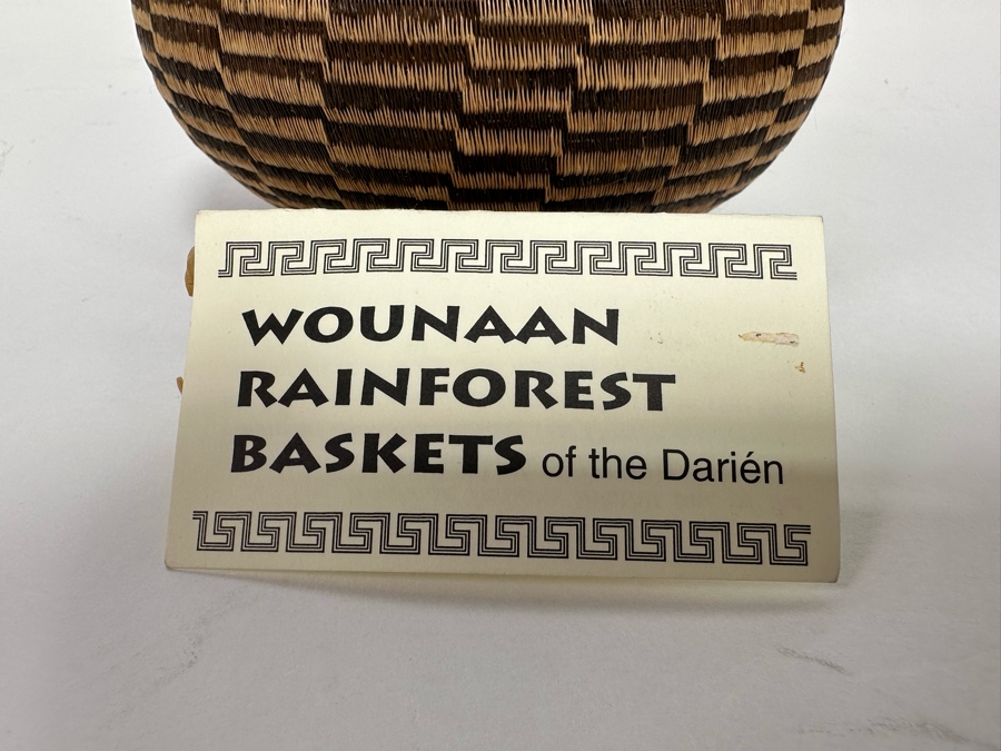 Wounaan Rainforest Baskets Of The Darien 5W X 5H [CA] Retails $360 [Photo 12]