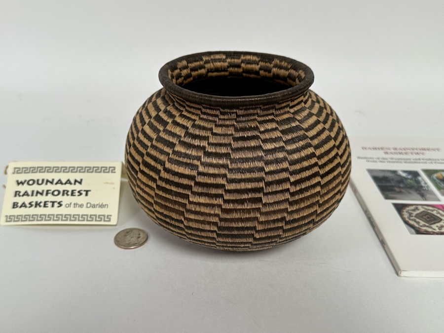 Wounaan Rainforest Baskets Of The Darien 5W X 5H [CA] Retails $360 [Photo 3]