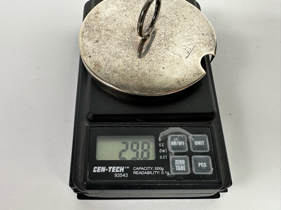 Antique Doulton & Lambeth Tobacco Jar With Sterling Silver English Hallmarked Lid (29.8g Of Sterling) 4W X 5.5H [CA] [Photo 13]