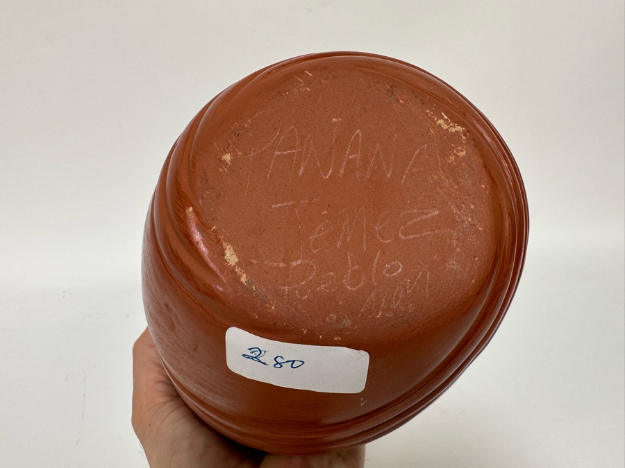 Signed Native American Jemez Wedding Vase 8W X 5D X 12H [CA] Retails $280 [Photo 6]