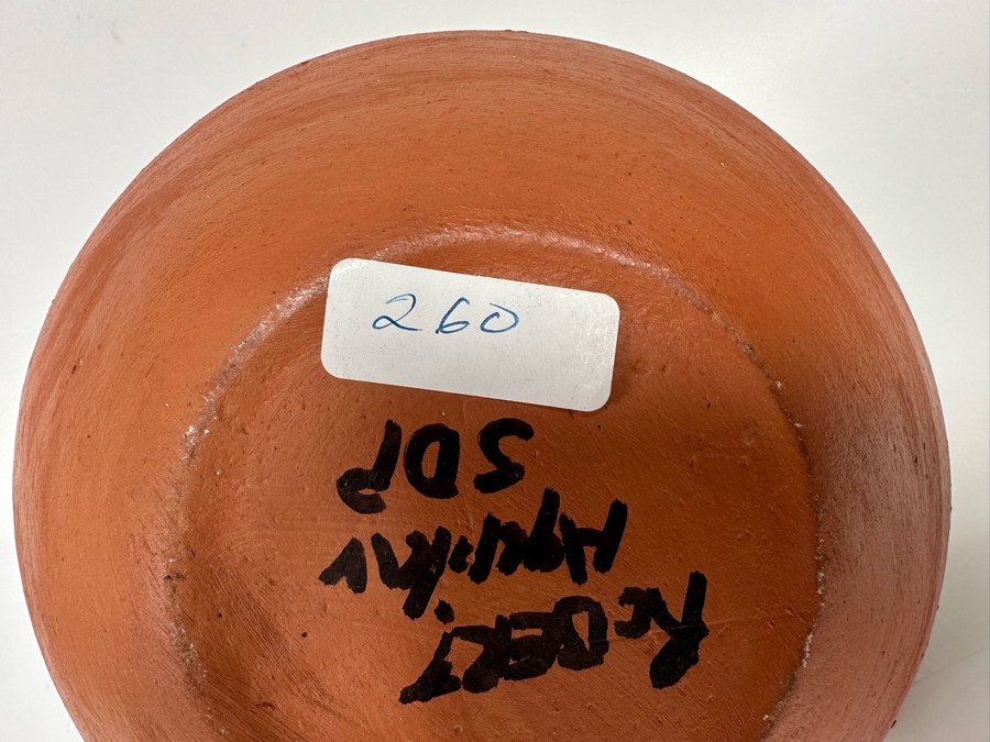 Robert Aguilar Santa Domingo Native American Pottery Pitcher Vessel With Handle 7H [CA] Retails $260 [Photo 10]