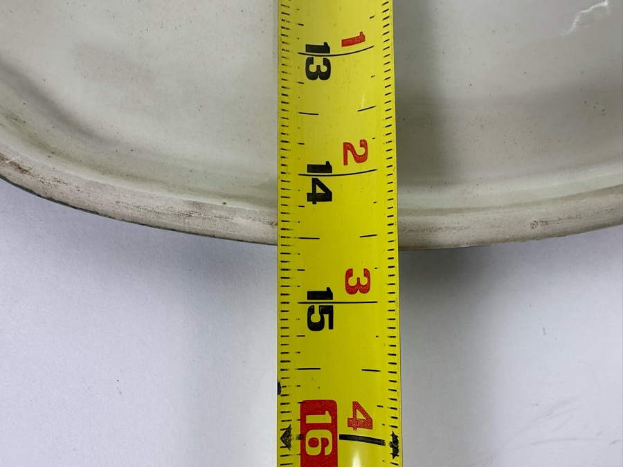 Large Hand Painted Delft Porcelain Wall Plaque Signed M. Van Den Bor 16.5W X 14.5H [CA] [Photo 15]