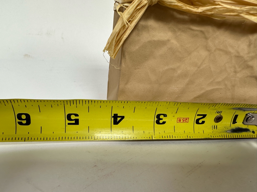 Harvey Craft Paper Bag Ceramic Vase By Michel Harvey 4W X 2.5D X 7H [CA] [Photo 9]