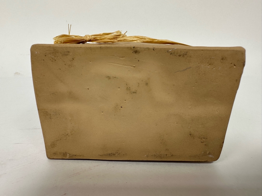 Harvey Craft Paper Bag Ceramic Vase By Michel Harvey 4W X 2.5D X 7H [CA] [Photo 8]