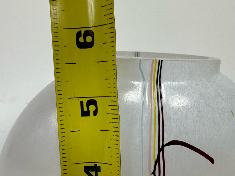 Signed Kosta Boda Glass Vase 6W X 5.5H [CA] [Photo 9]