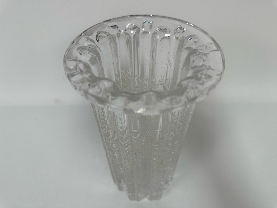 Willy Johansson For Hadeland Norway Art Glass Atlantic Vase Signed 4.25W X 8.5H [CA] [Photo 6]