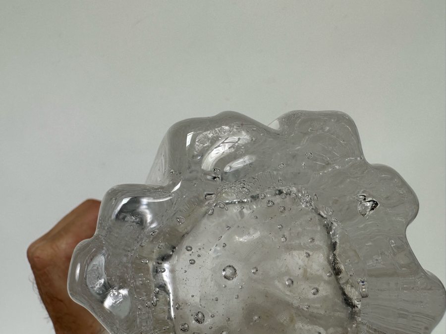 Willy Johansson For Hadeland Norway Art Glass Atlantic Vase Signed 4.25W X 8.5H [CA] [Photo 10]