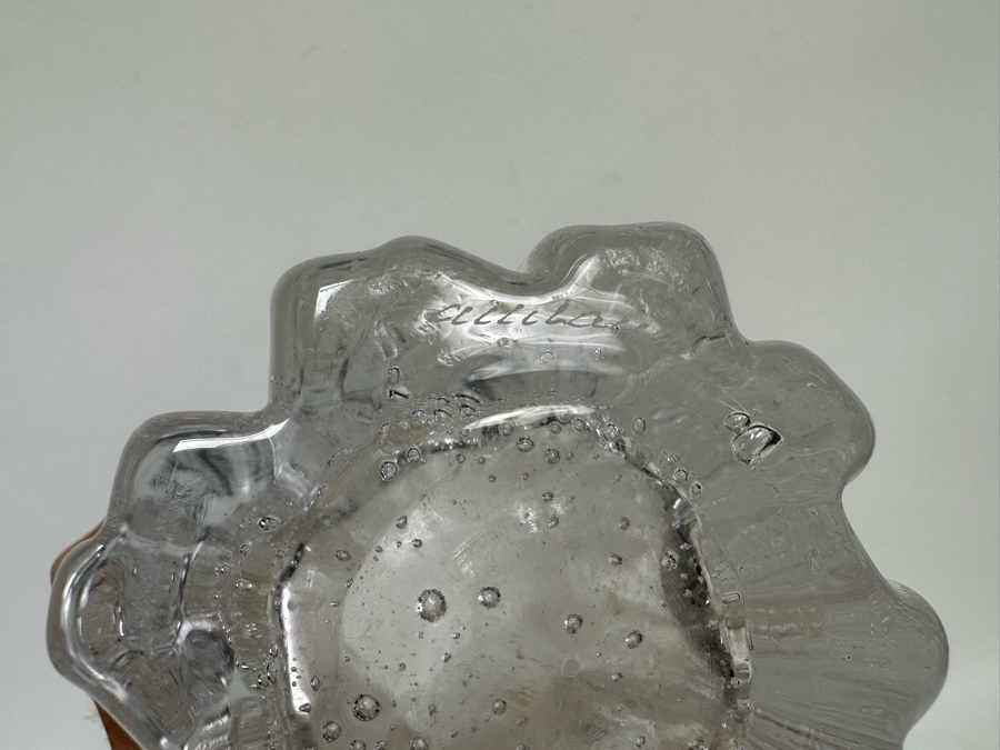 Willy Johansson For Hadeland Norway Art Glass Atlantic Vase Signed 4.25W X 8.5H [CA] [Photo 9]