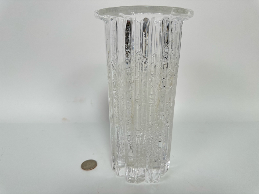 Willy Johansson For Hadeland Norway Art Glass Atlantic Vase Signed 4.25W X 8.5H [CA] [Photo 2]
