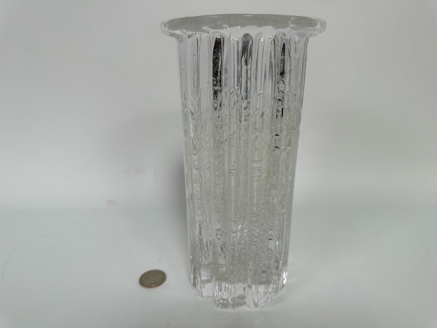 Willy Johansson For Hadeland Norway Art Glass Atlantic Vase Signed 4.25W X 8.5H [CA] [Photo 3]