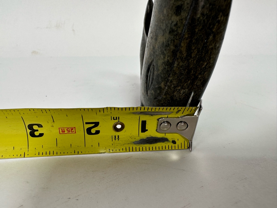 Carved Stone Whale Figurine Signed Dave Zachary The Man Of Stone Canada 4.5W X 1D X 3.5H [CA] [Photo 12]