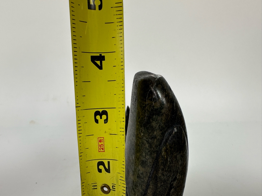 Carved Stone Whale Figurine Signed Dave Zachary The Man Of Stone Canada 4.5W X 1D X 3.5H [CA] [Photo 13]