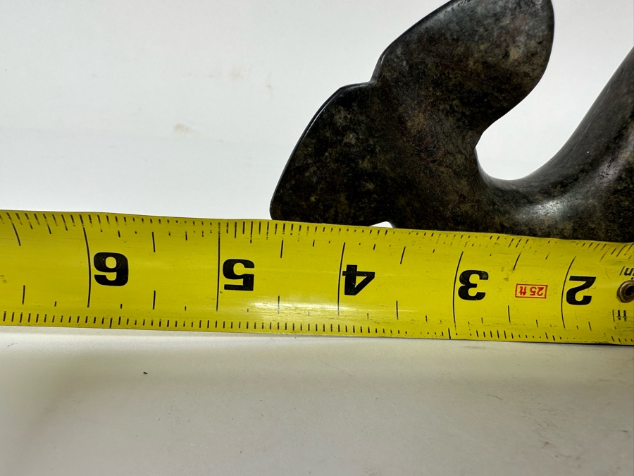 Carved Stone Whale Figurine Signed Dave Zachary The Man Of Stone Canada 4.5W X 1D X 3.5H [CA] [Photo 11]