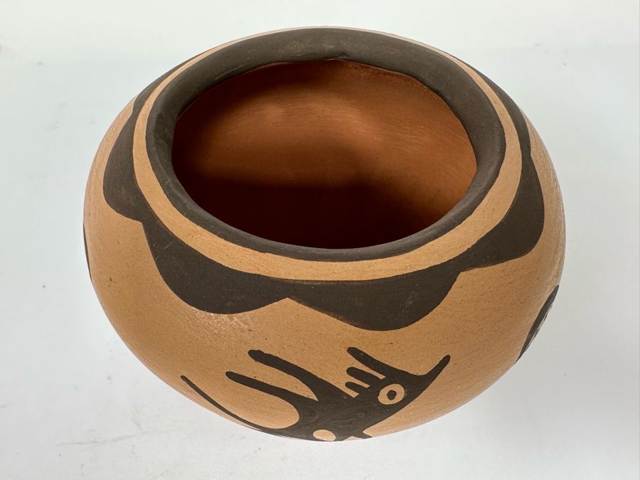 Ruby Panana Zia Native American Pot With Lid 4.5W X 4.5H [CA] [Photo 10]