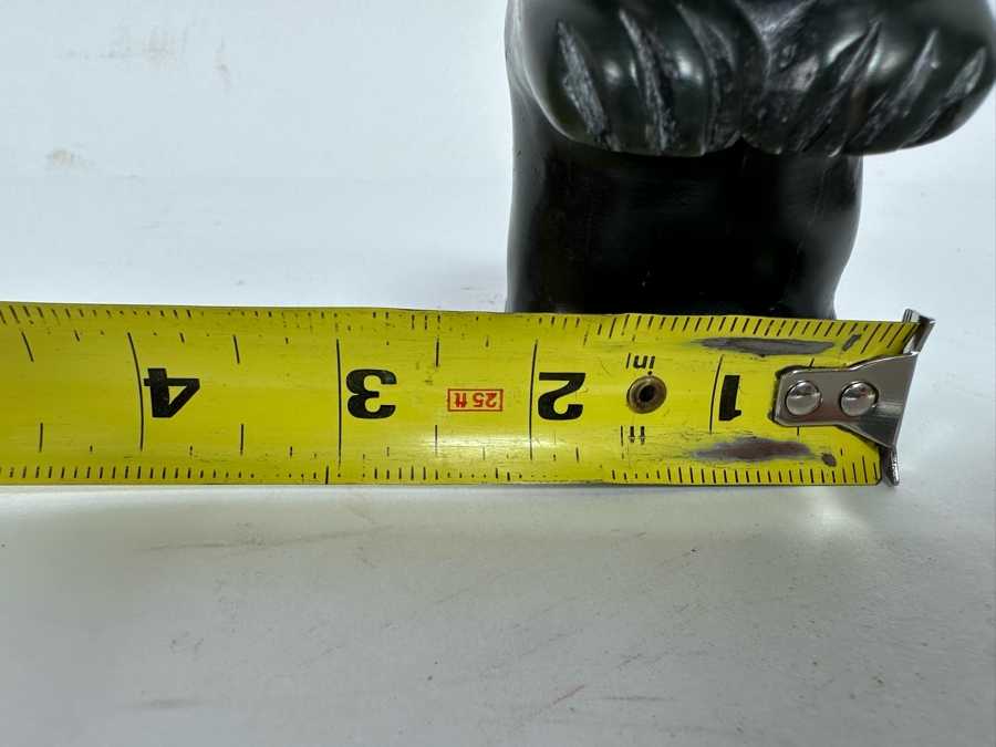 Signed Inuit Carved Stone Figurine Of Standing Otter 5W X 2D X 4H [CA] [Photo 11]