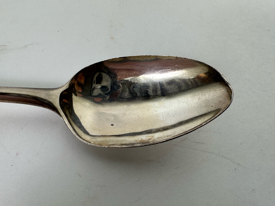 Antique 1789 George III Sterling Silver English Hallmarked Spoon By Thomas Ollivant [CA] [Photo 11]
