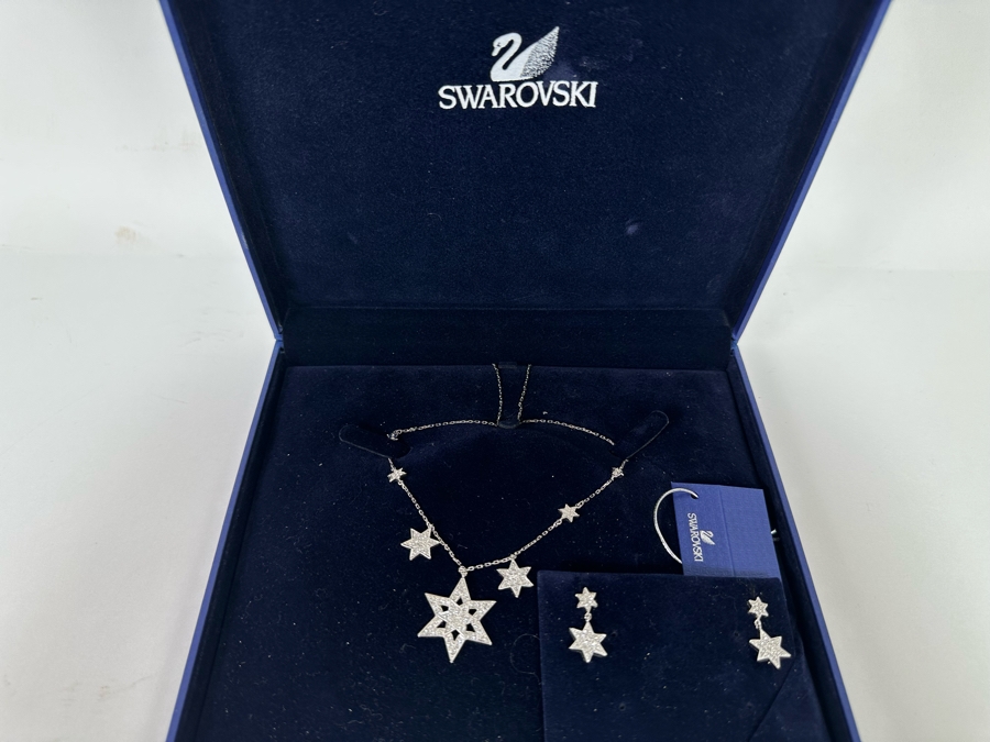 Swarovski Star Necklace With Matching Earrings [CA] [Photo 2]