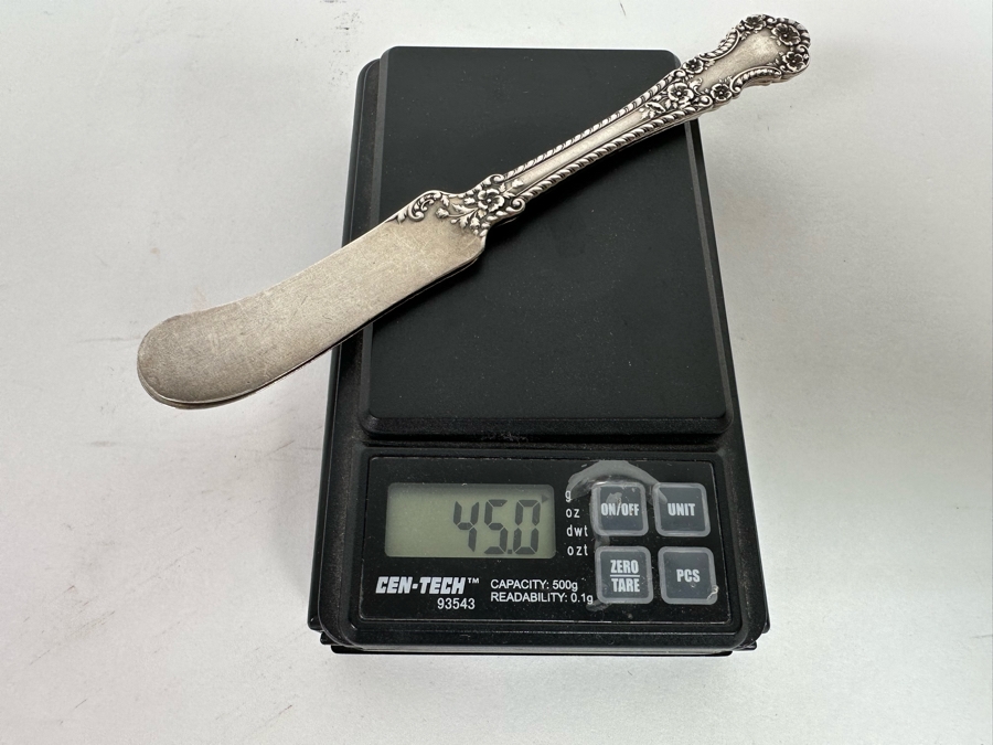 Pair Of Antique English Sterling Silver Knives 45g [CA] [Photo 9]