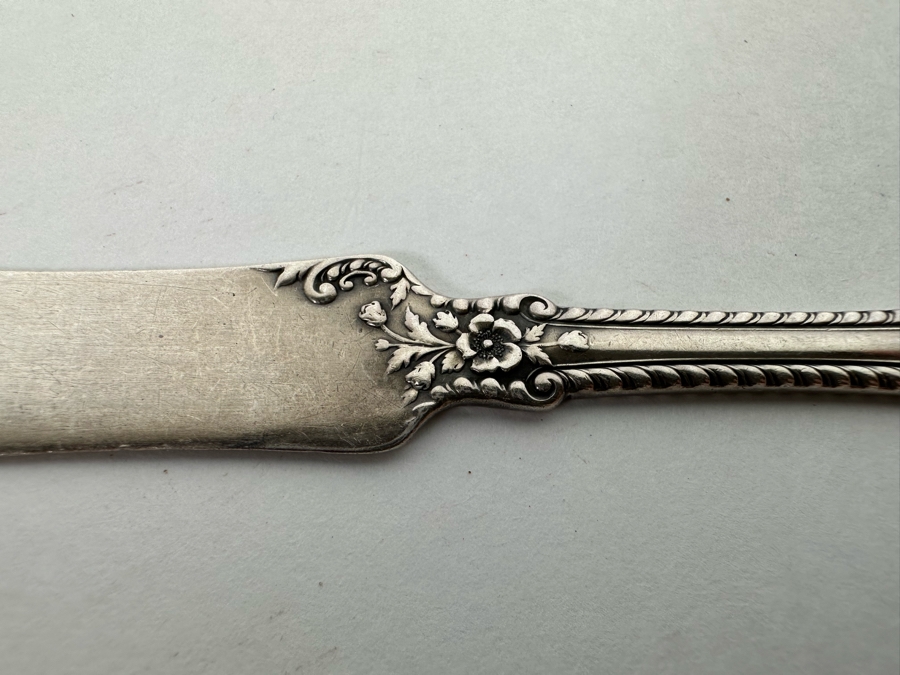 Pair Of Antique English Sterling Silver Knives 45g [CA] [Photo 5]