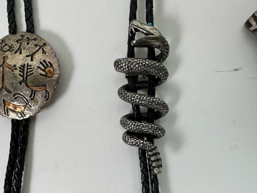 Five Bolo Ties - Mainly Base Metal [CA] [Photo 7]