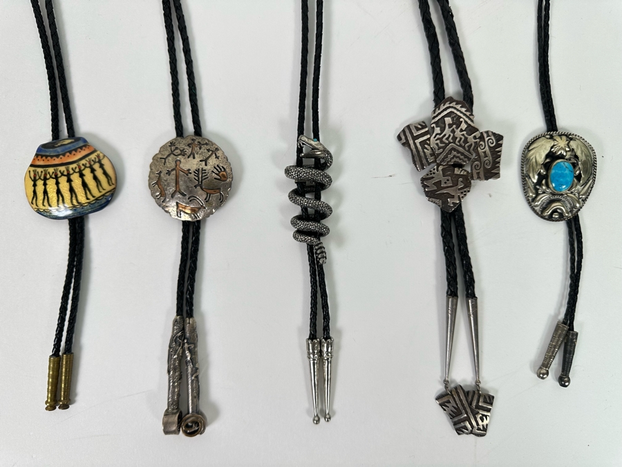 Five Bolo Ties - Mainly Base Metal [CA] [Photo 3]