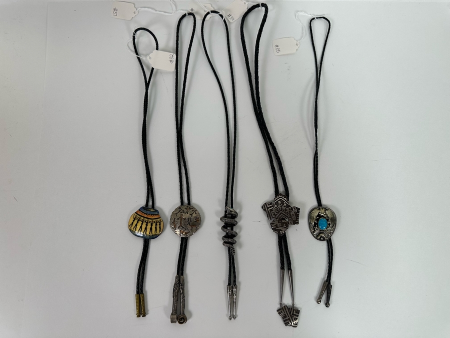 Five Bolo Ties - Mainly Base Metal [CA] [Photo 10]