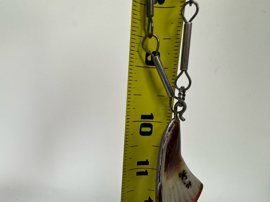 Native American Sterling Silver Inlaid Stone Pendant 20' Necklace With Earrings [CA] [Photo 11]