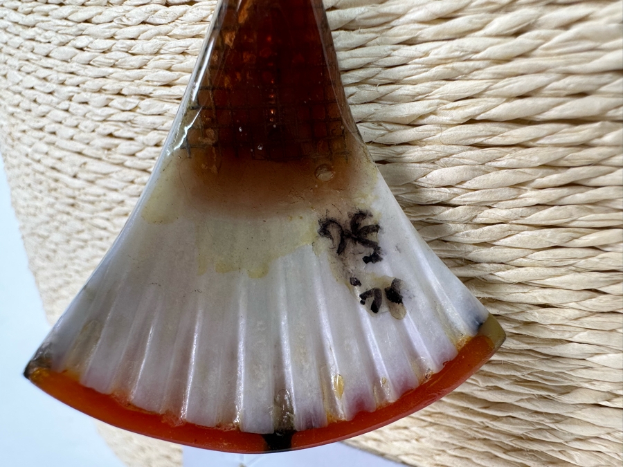 Native American Sterling Silver Inlaid Stone Pendant 20' Necklace With Earrings [CA] [Photo 9]