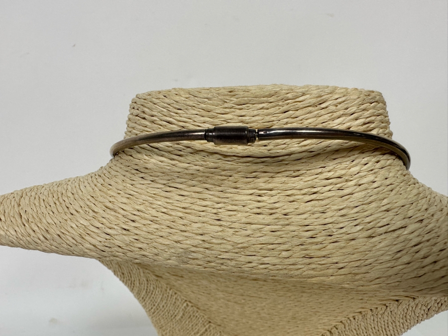 Sterling Silver Modernist Choker Necklace 31.2g [CA] [Photo 6]