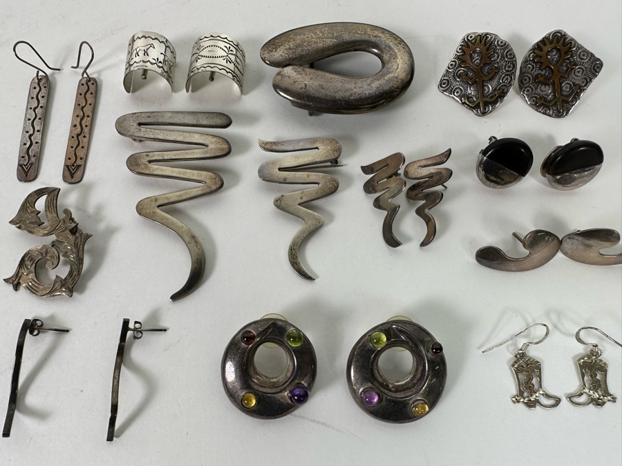 Sterling Silver Jewelry Lot - See Photos 135.7g [CA] [Photo 4]