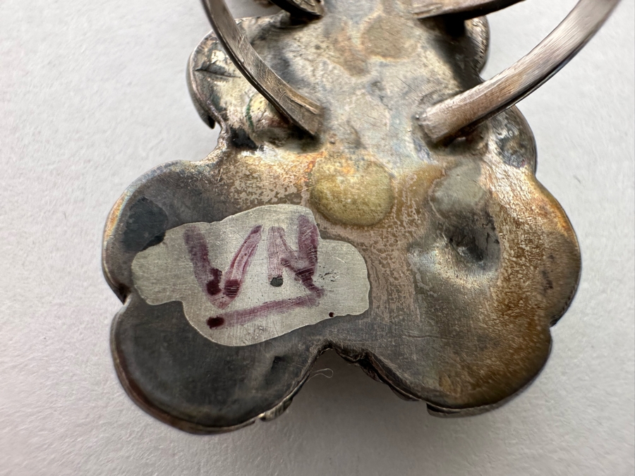 Native American Sterling Silver Turquoise & Red Coral Ring Size 6.5 10.8g [CA] [Photo 10]