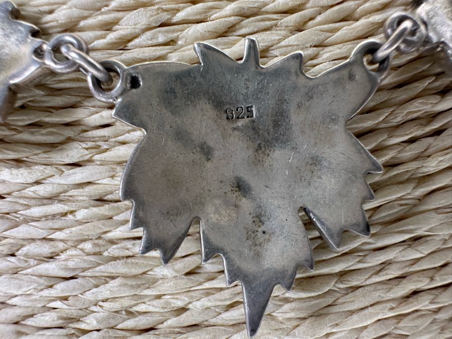 Vintage Sterling Silver Marcasite 14' Necklace 16g [CA] [Photo 7]