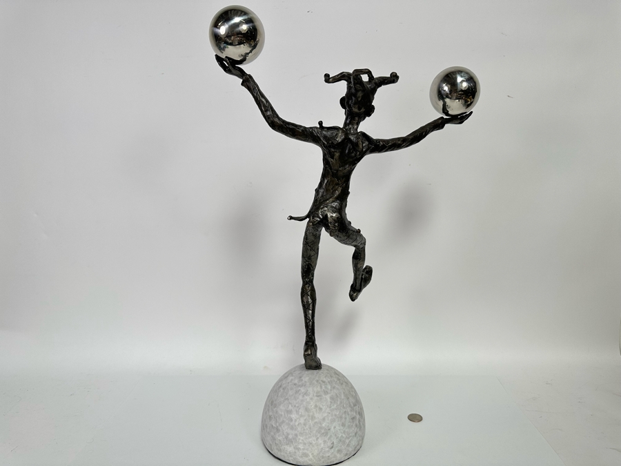 Juggling Jester Sculpture By Global Views 17W X 25H [CR] Retails $500 [Photo 9]
