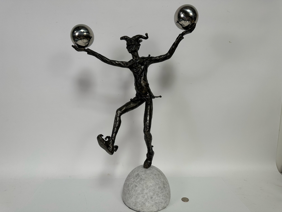 Juggling Jester Sculpture By Global Views 17W X 25H [CR] Retails $500 [Photo 3]
