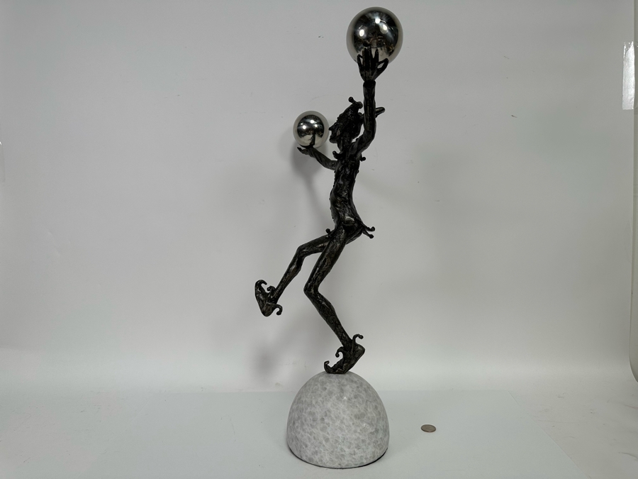 Juggling Jester Sculpture By Global Views 17W X 25H [CR] Retails $500 [Photo 8]