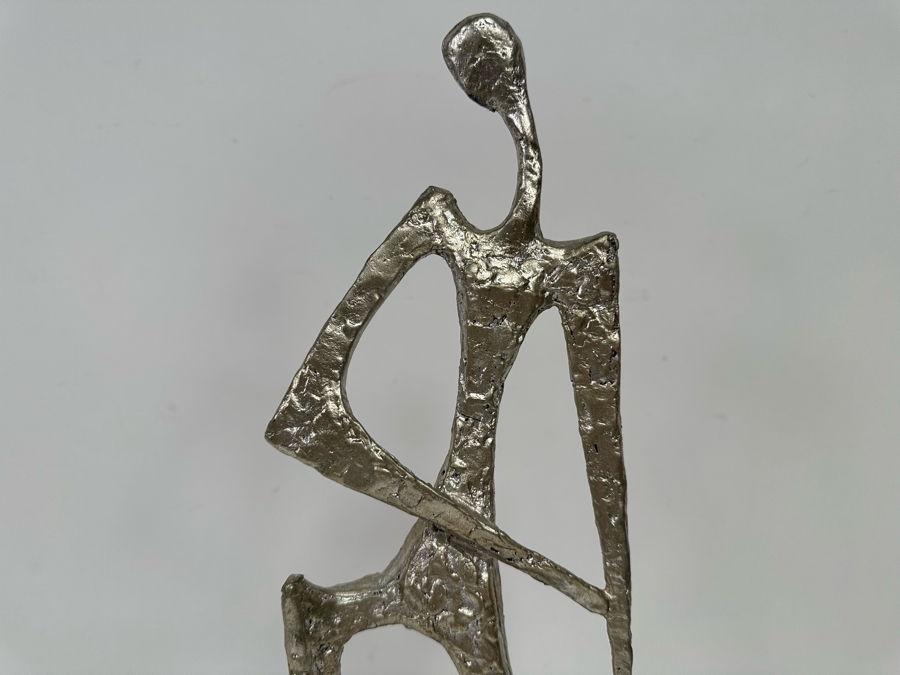 Hipster Lady Metal Sculpture Silver Finish By Global Views 6.5W X 6.5D X 23H [CR] [Photo 5]