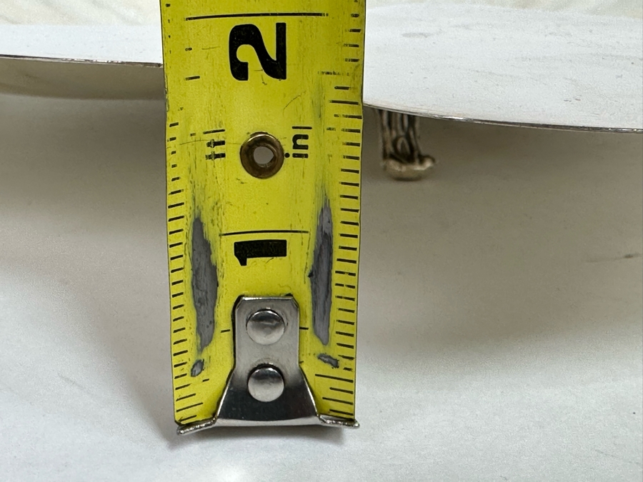 Large Vintage Silverplate Footed Shell Centerpiece Dish 17W X 16D X 1.5H [Photo 9]