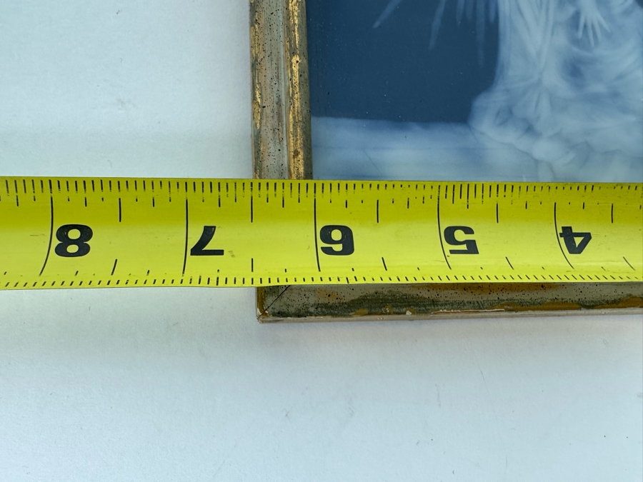 Vintage Limoges Pate-Sur-Pate Porcelain Plaque Signed A. Barriere Framed 6.5 X 8.5 [Photo 11]