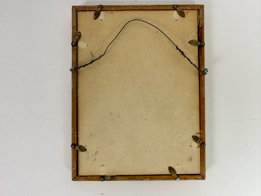 Vintage Limoges Pate-Sur-Pate Porcelain Plaque Signed A. Barriere Framed 6.5 X 8.5 [Photo 13]