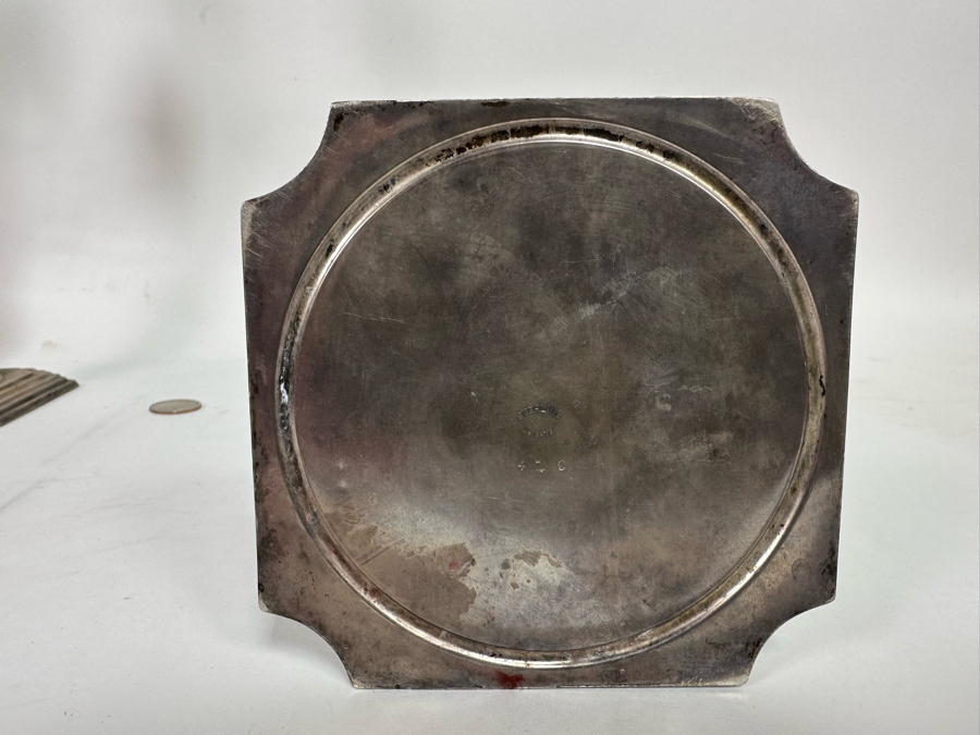 Pair Of Weighted Sterling Silver Candelabras 10W X 13H [Photo 12]