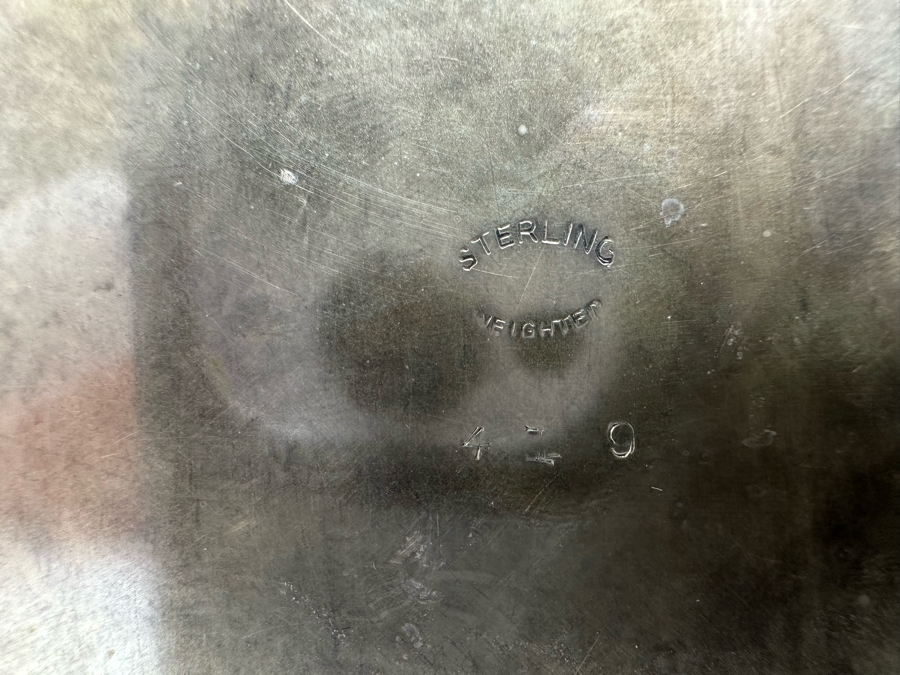 Pair Of Weighted Sterling Silver Candelabras 10W X 13H [Photo 11]