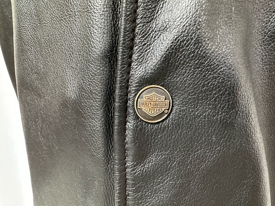 Harley-Davidson Leather Vest 2XL [CR] [Photo 6]