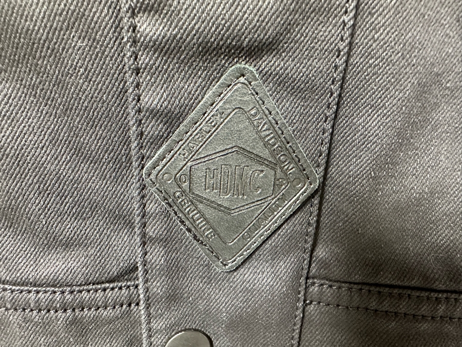 Harley-Davidson Black Denim Jacket 3XL Slim With Black Harley-Davidson Hoodie Jacket 3XL Slim [CR] [Photo 12]