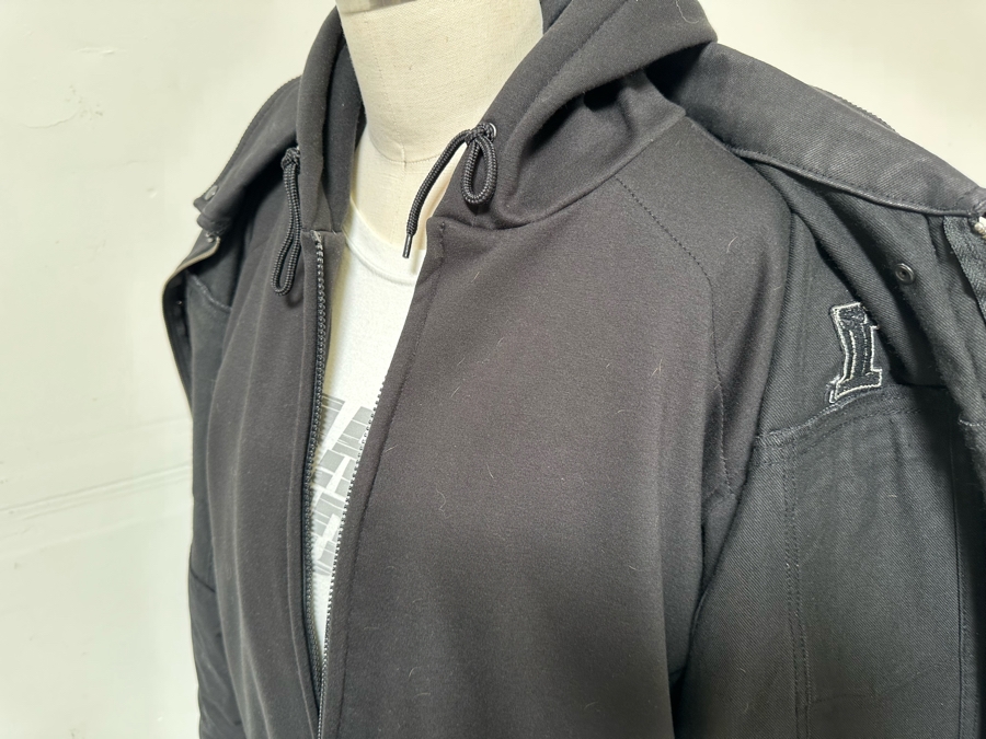 Harley-Davidson Black Denim Jacket 3XL Slim With Black Harley-Davidson Hoodie Jacket 3XL Slim [CR] [Photo 15]